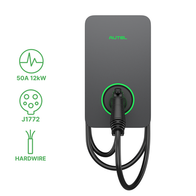 Autel AC Single — 50A 12kW EV Charger, One-Click Install