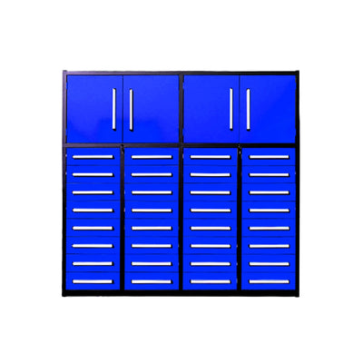 Chery Industrial 7 ft — 32-Drawer Steel Cabinet, 110 lb Drawers