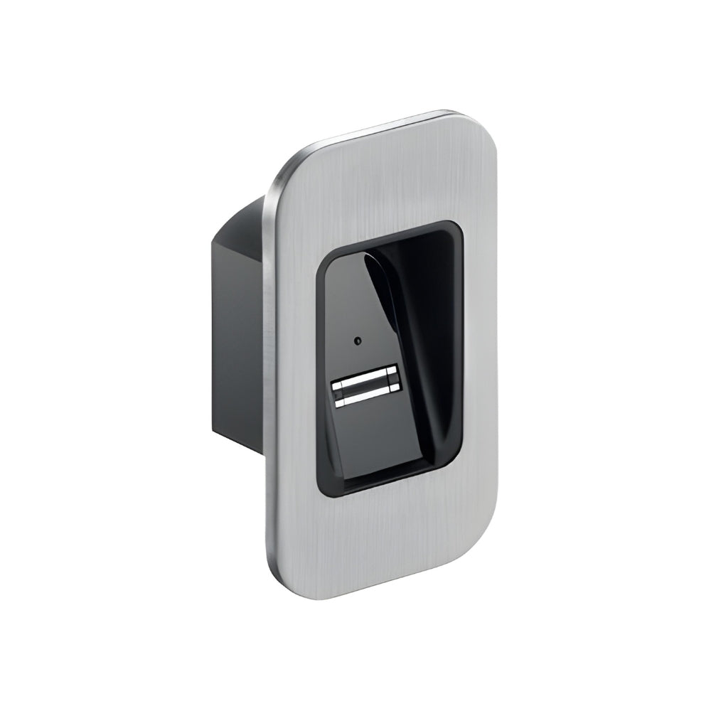 Sommer ENTRAsys+ Universal fingerprint scanner with brushed stainless steel front plate