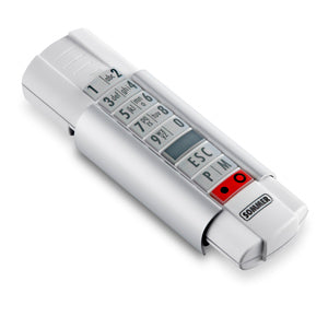 Sommer Telecody Courier keypad transmitter in white with red delivery button