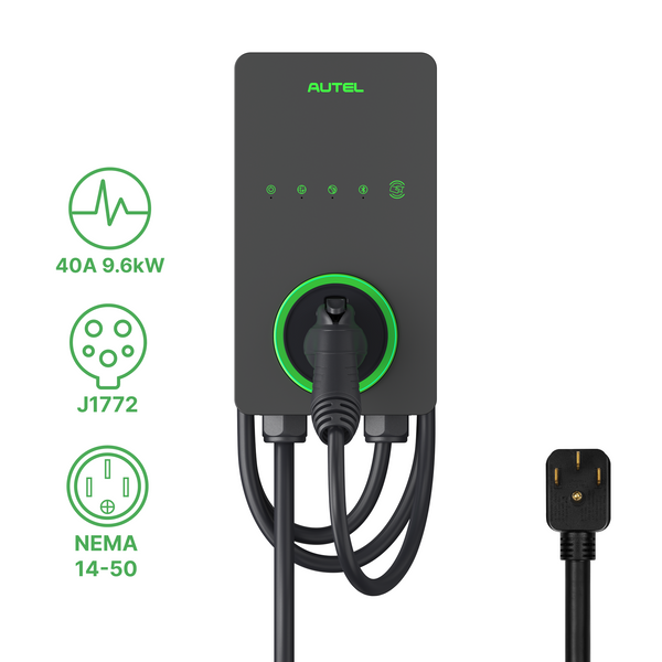 Autel AC Lite Home — 40A 9.6kW EV Charger, NEMA 14-50 Plug