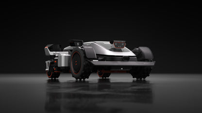 Sunseeker X9 Plus robotic lawn mower, side profile