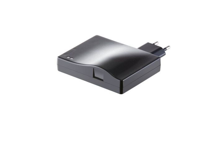 Sommer SOMlink S2 service interface, black plug-in module shown from above at an angle