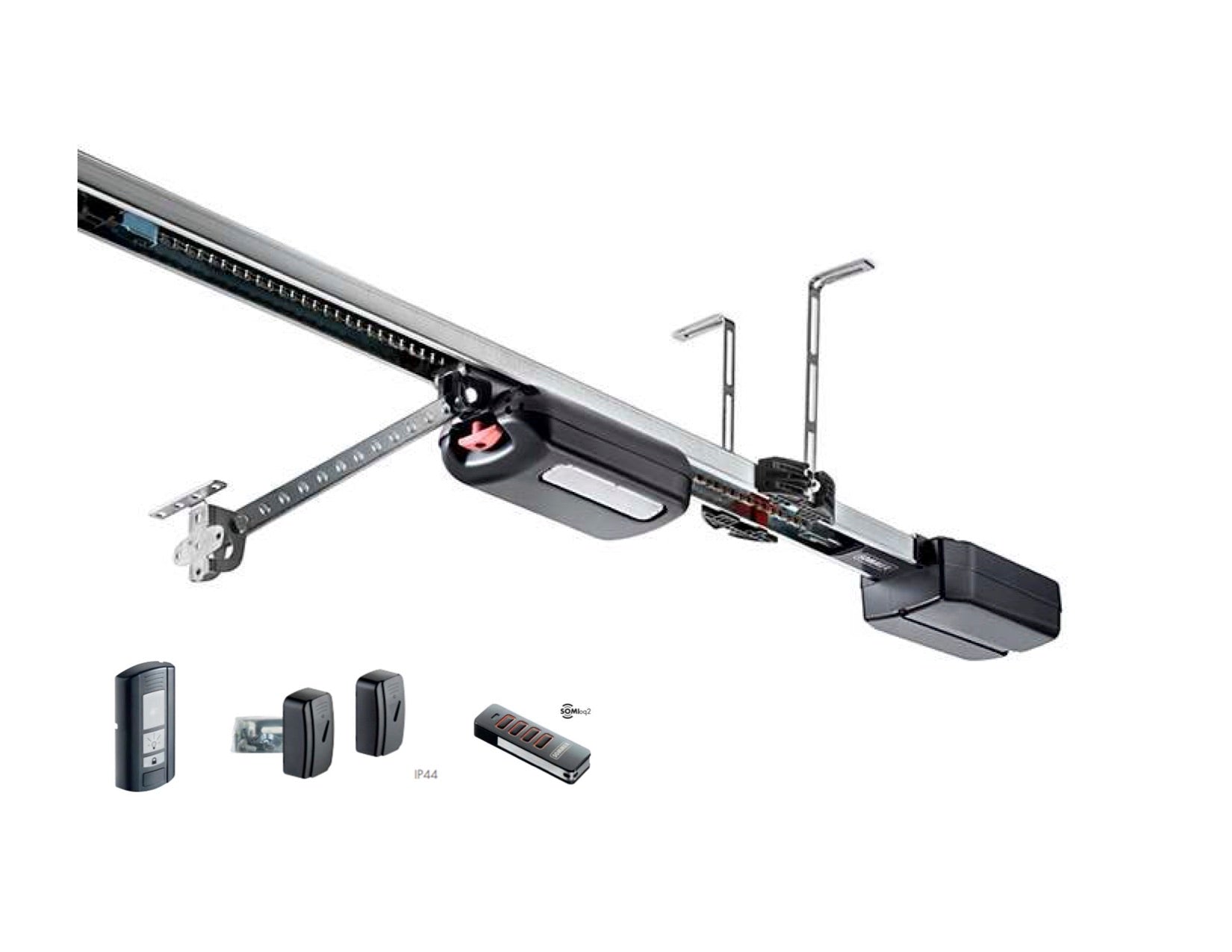 Sommer 2110 evo+ garage door opener with rail