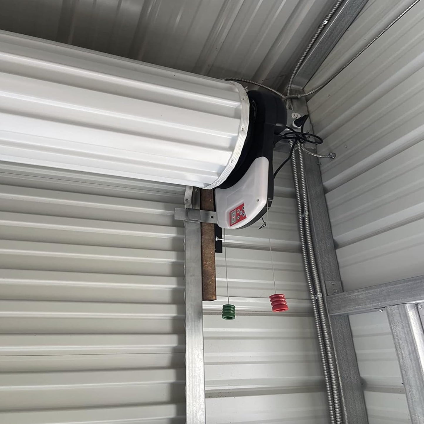 Automatic Roll up Door Opener,Commerial Garage Roller Door Opener with 4 Remote Powerful 1000N Motor 22M² Rolling OZ