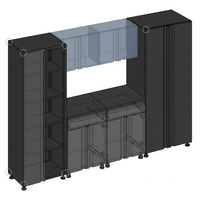 6-Piece Regular Duty Welded Steel Garage Storage System in Black (109 In. W X 75 In. H X 19.6 In. D) — How It Works