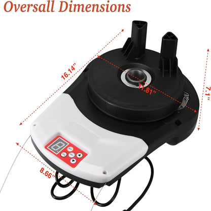 Automatic Roll up Door Opener,Commerial Garage Roller Door Opener with 4 Remote Powerful 1000N Motor 22M² Rolling OZ