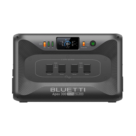 BLUETTI Apex 300 home battery backup, front view