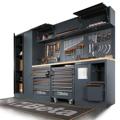 Beta C45PRO 2.0 ACT — Fixed module with 3 drawers and 2 built-in reels — Beta product photography