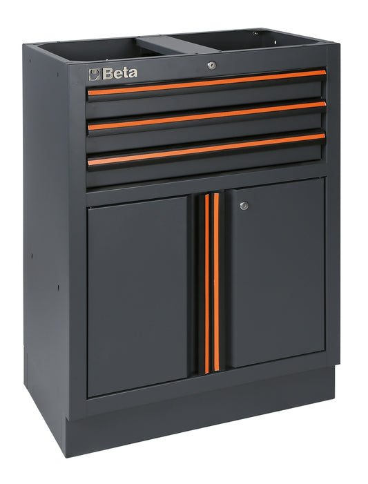 Beta C45PRO 2.0 M3A — Fixed module with 3 drawers and 2 doors — Beta product photography