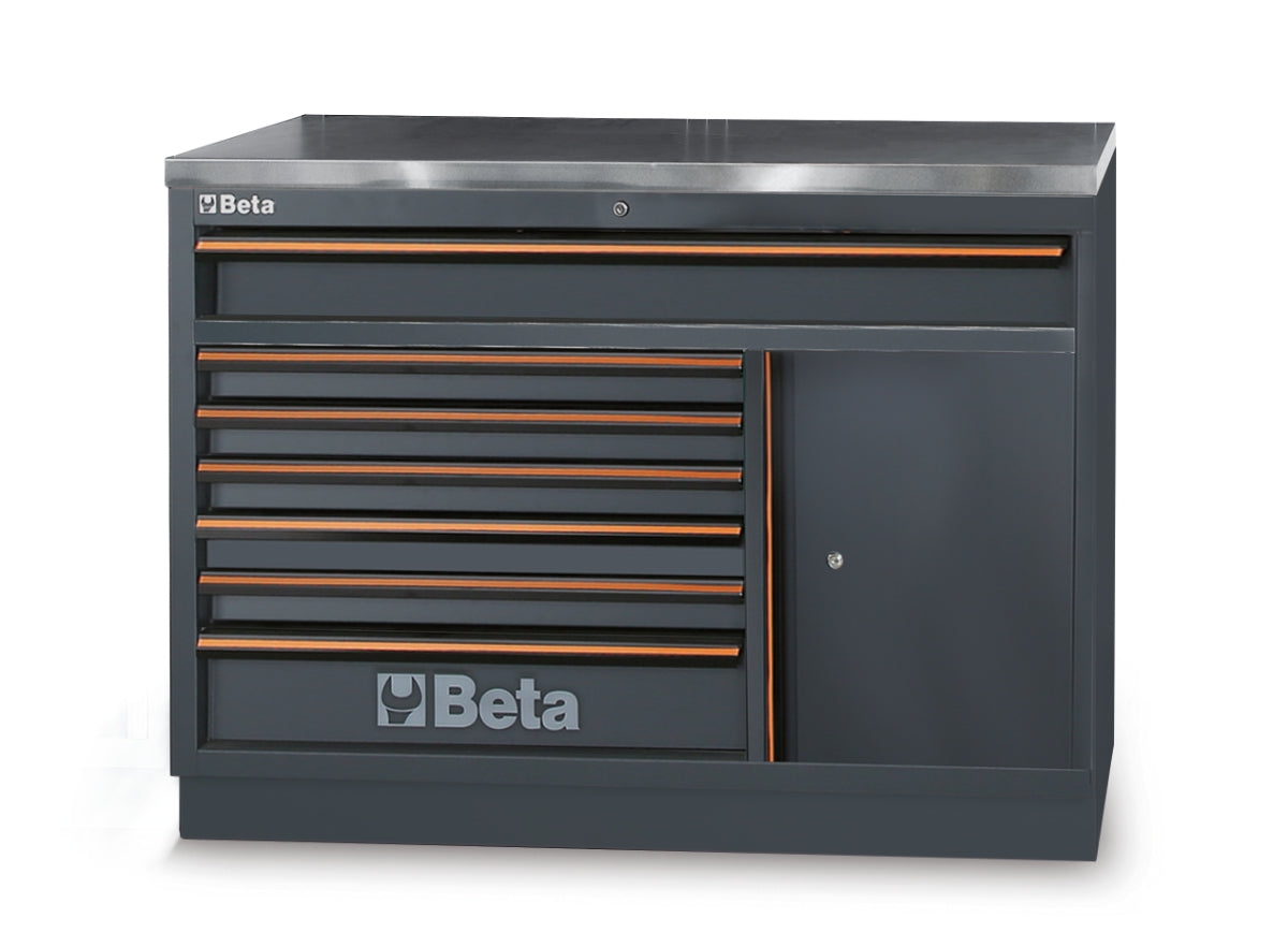 Beta C45PRO 2.0 M7A — Fixed Module with 7 Drawers and Worktop — Beta product photography