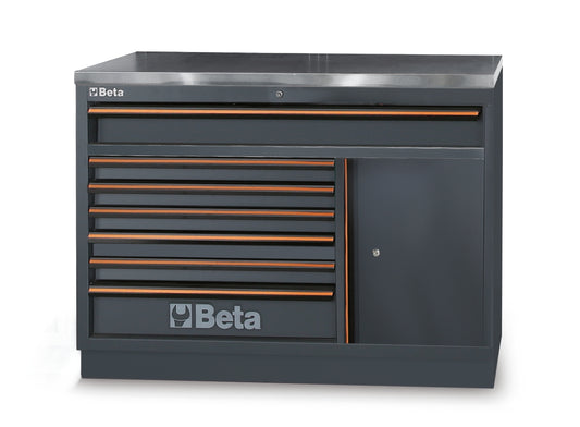 Beta C45PRO 2.0 M7A — Fixed Module with 7 Drawers and Worktop — Beta product photography