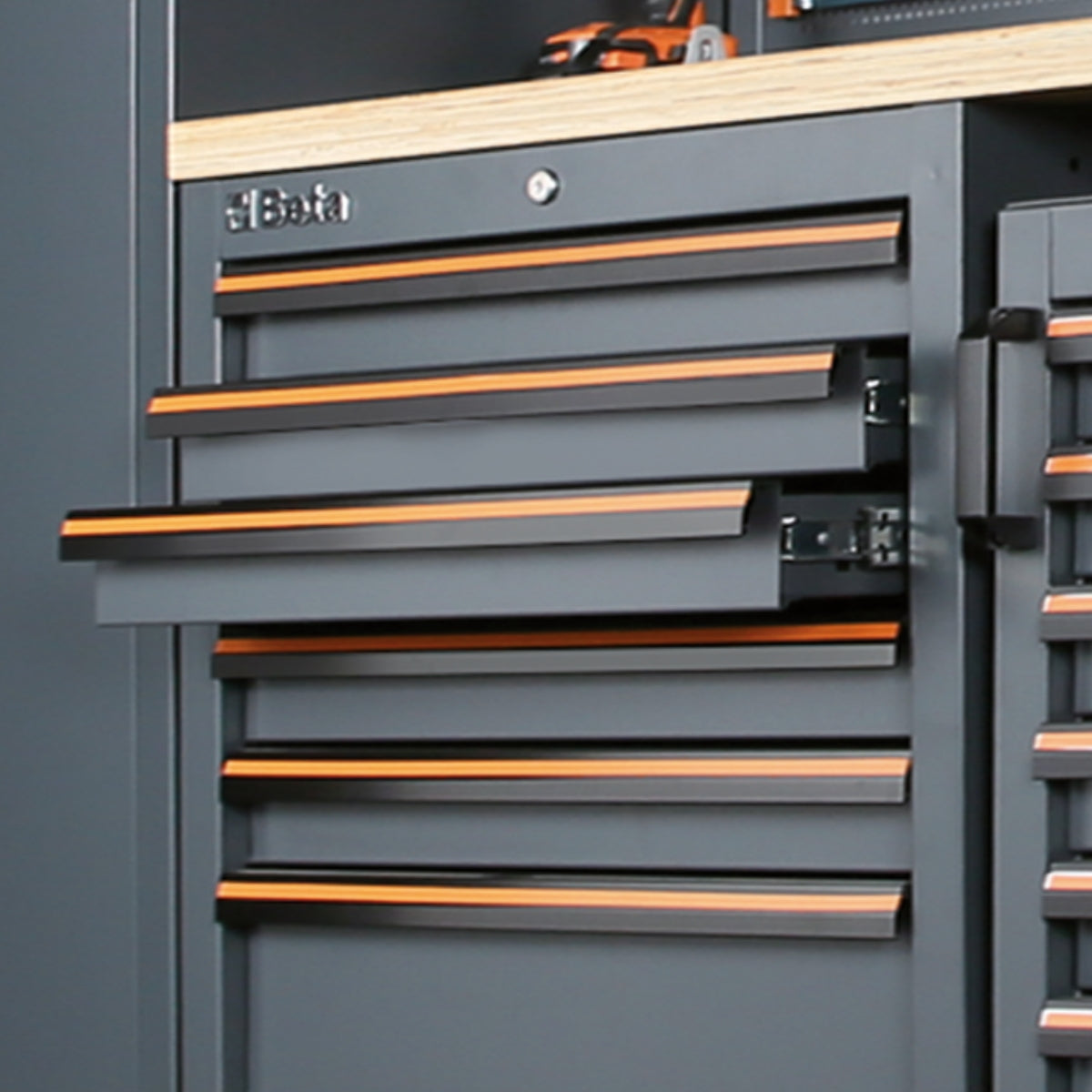 Beta C45PRO 2.0 TC — Fixed reel module with 3 drawers — Beta product photography