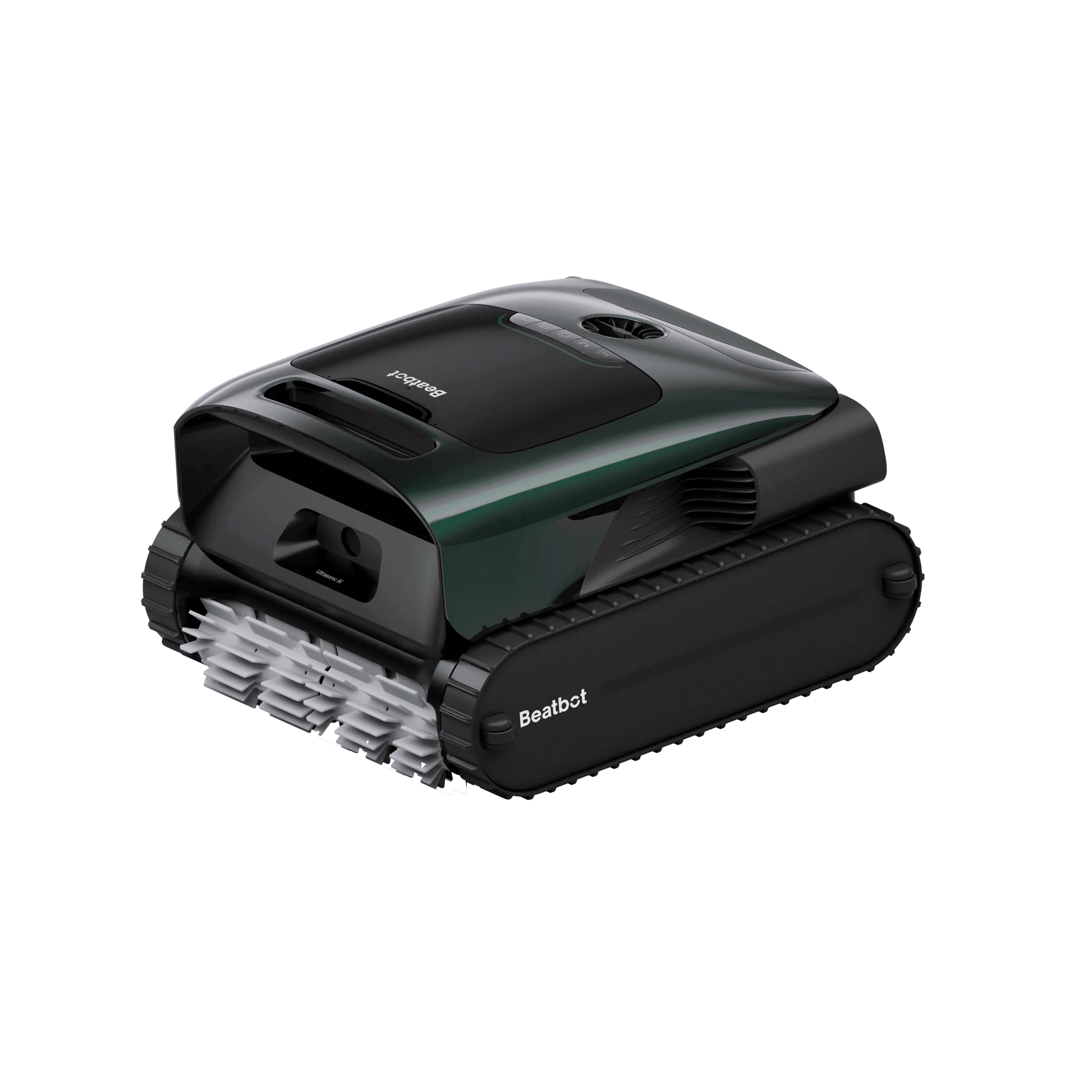 Beatbot AquaSense 2 Pro robotic pool cleaner seen from above, showing its brush rollers