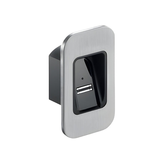 Sommer ENTRAsys+ Universal fingerprint scanner with brushed stainless steel front plate