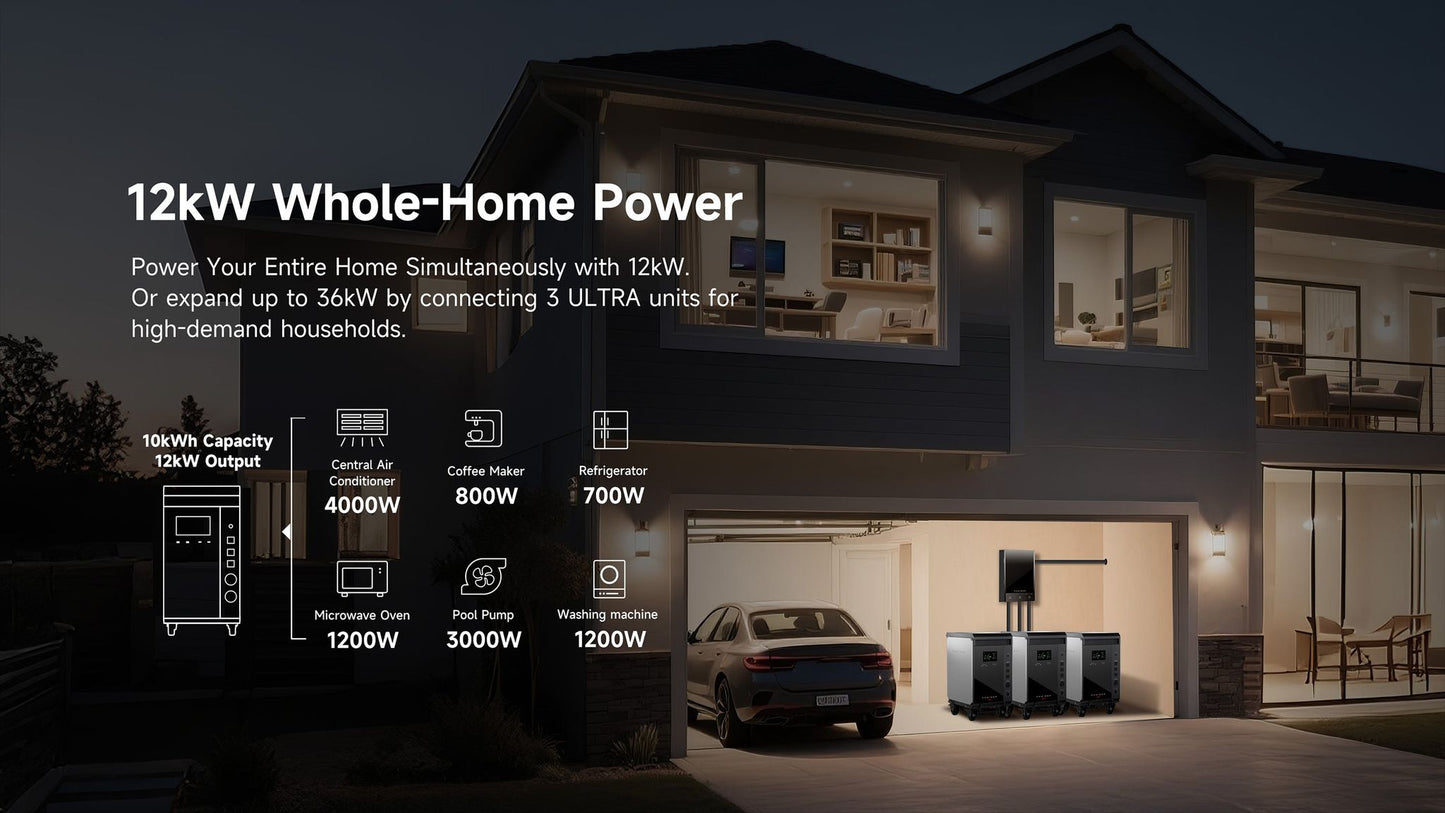 POWISER VOLTX 3 H12 PRO Hybrid On/Off-Grid Energy Storage System 12kW