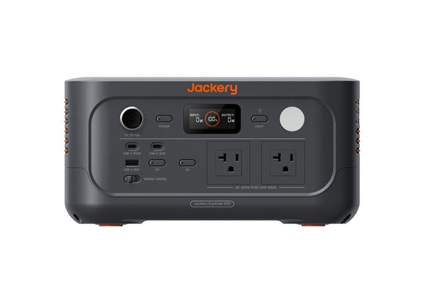 Jackery Solar Generator 500 v2 with SolarSaga 100W Air