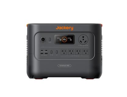 Jackery HomePower 3000 portable power station front view on white background