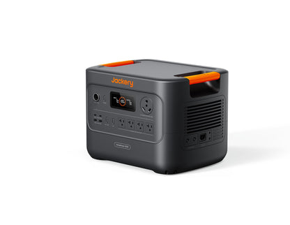 Jackery HomePower 3000 portable power station three-quarter view on white background