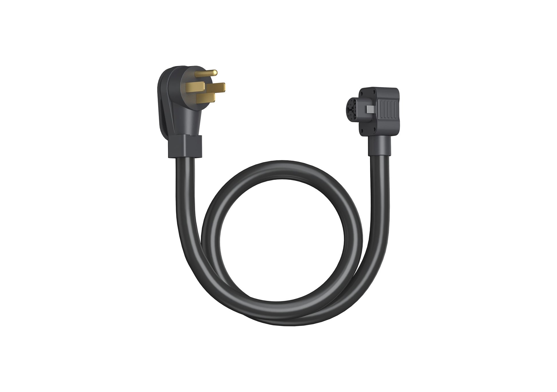 40A coiled charging cable accessory (HTO930) for HomePower 3600 Pro Max on white background