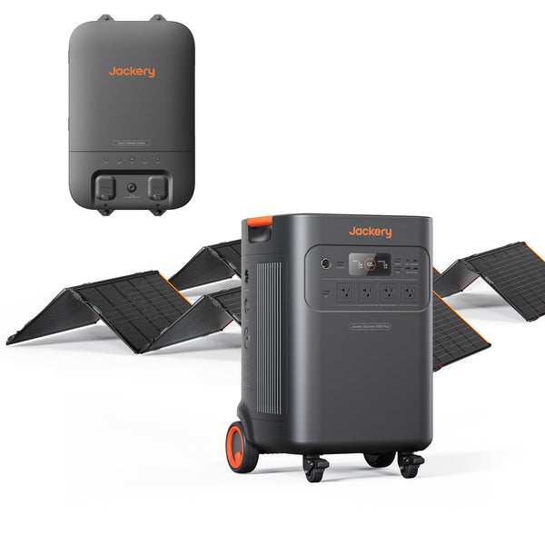 Jackery Solar Generator 5000 Plus with 2x SolarSaga 500X