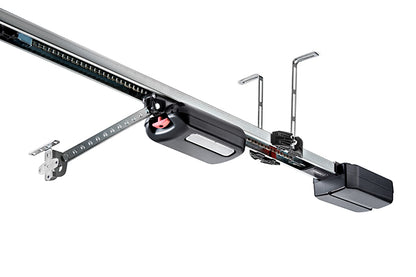 Sommer 2060 evo+ garage door opener with 8 ft three-piece C-channel rail and hardware