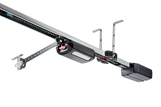 Sommer 2060 evo+ garage door opener with 8 ft three-piece C-channel rail and hardware