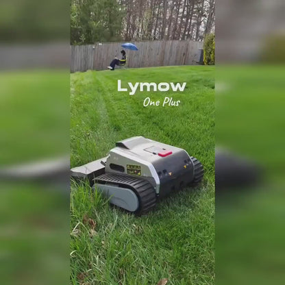 Lymow One Plus — Tracked RTK Robotic Lawn Mower