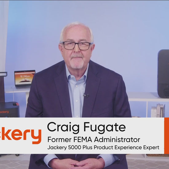 Craig Fugate, former FEMA administrator, on using the Jackery Explorer 5000 Plus for emergency home backup