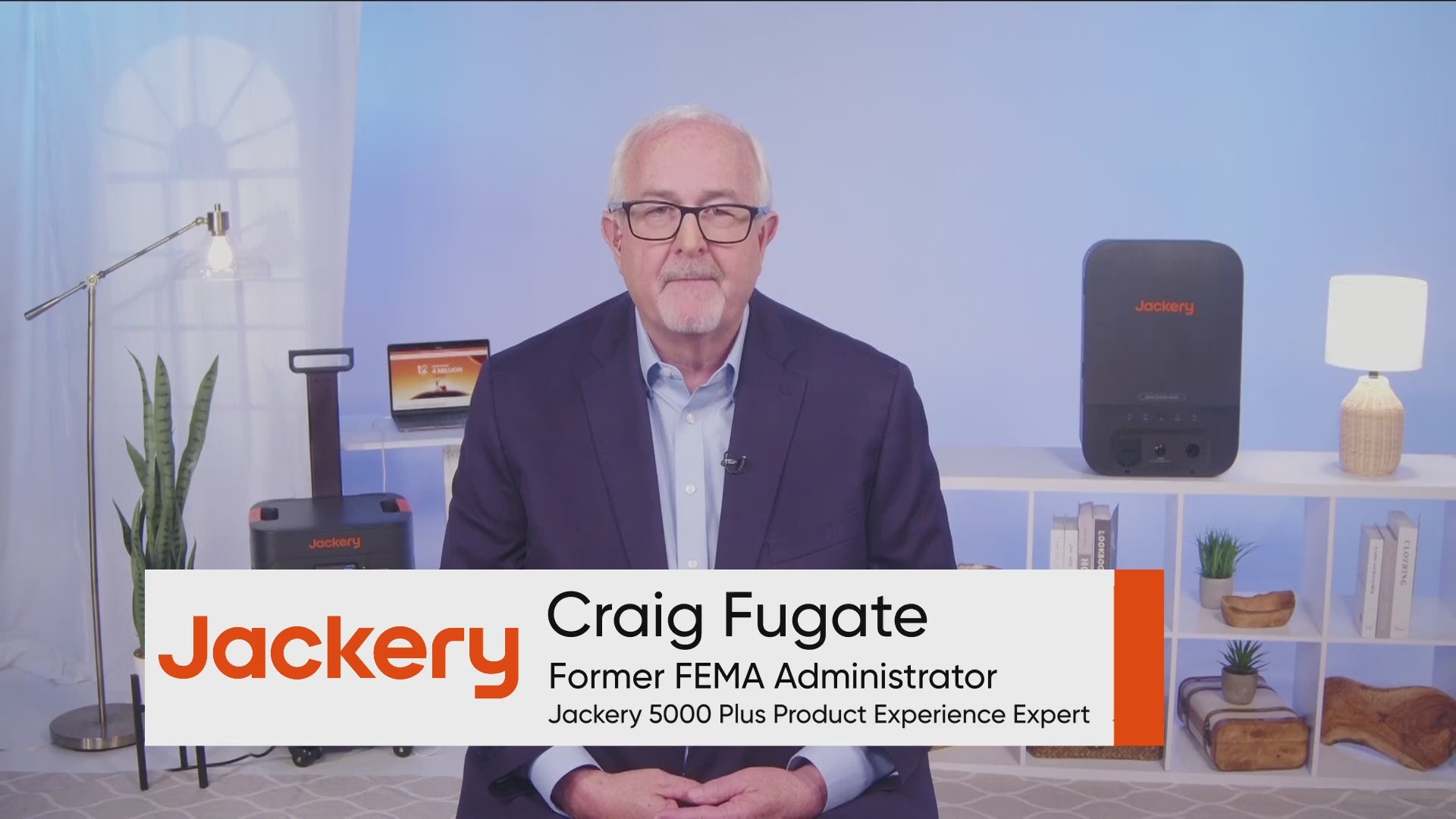 Craig Fugate, former FEMA administrator, on using the Jackery Explorer 5000 Plus for emergency home backup
