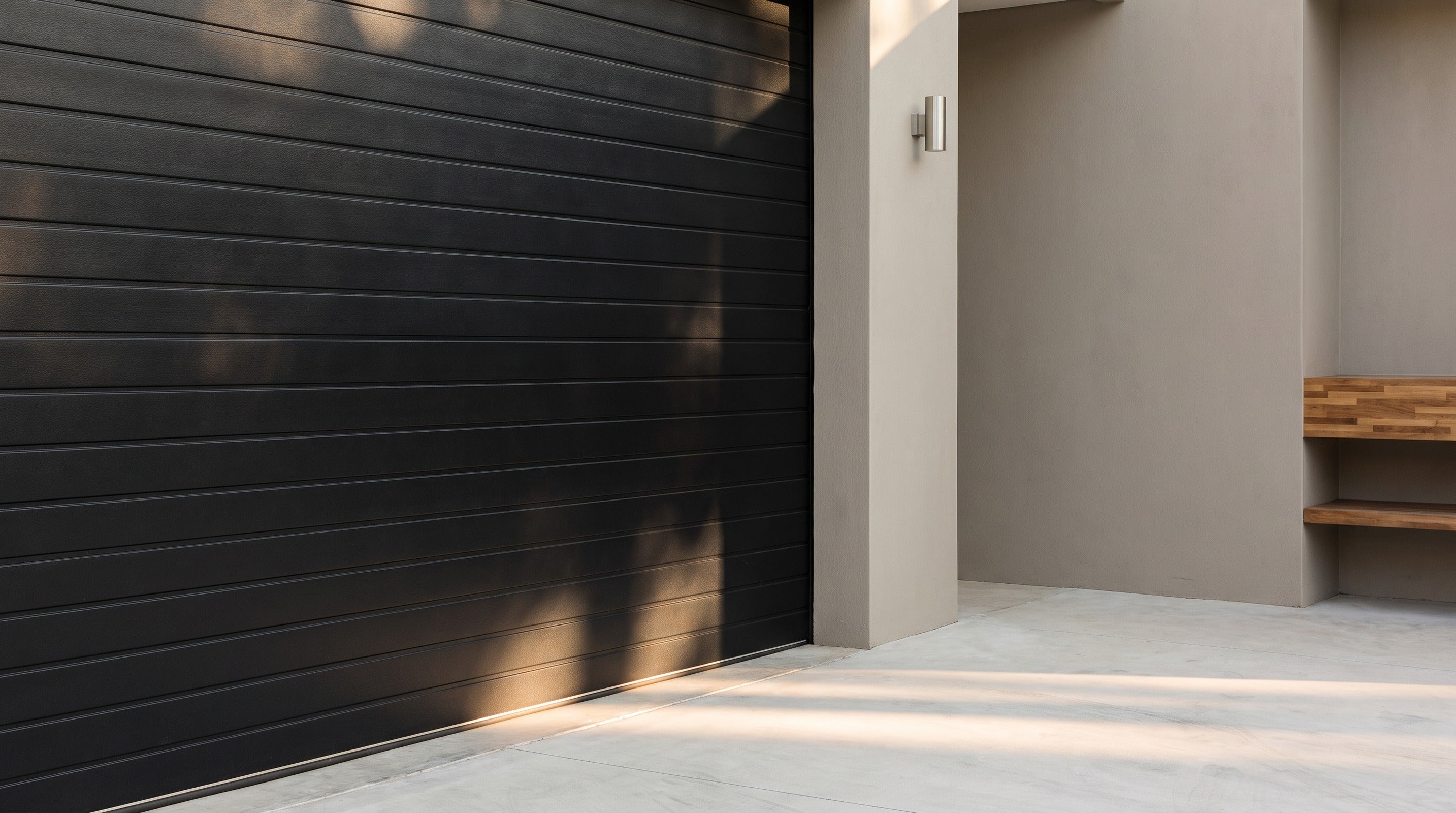 Garage access and structures — garage door and opener detail