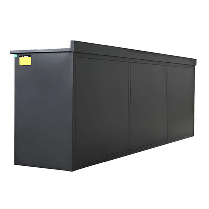 10 ft Steel Workbench Cabinet, 35 Drawer Garage Tool Storage System